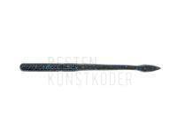 Gummifische X Zone Lures MB Fat Finesse Worm 6" 15cm - Black Blue Flake BESTEN KUNSTKODER Angelshop