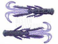 Gummifische X Zone Lures Scented Stealth Creature 2.75" 7cm - Black Blue Flake BESTEN KUNSTKODER Angelshop