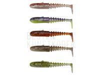 Savage Gear Gobster Shad 11.5cm 16g 5pcs - Clear water mix BESTEN KUNSTKODER Angelshop