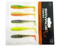 Savage Gear Gobster Shad 11.5cm 16g 5pcs - Dark water mix BESTEN KUNSTKODER Angelshop