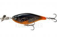 Wobbler Headbanger Cranky Shad 127mm 63g Slow sink - Black/Orange BESTEN KUNSTKODER Angelshop