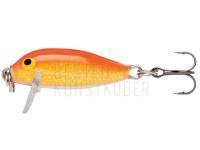 Wobbler Rapala CountDown 2.5cm 2.7g - Gold Fluorescent Red BESTEN KUNSTKODER Angelshop