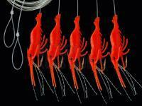 Dega Makerel-Shrimp Rig 5 arms - Red/Orange BESTEN KUNSTKODER Angelshop