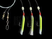 Dega Mackerel-Rig 3 Arms - Yellow-Glitter BESTEN KUNSTKODER Angelshop