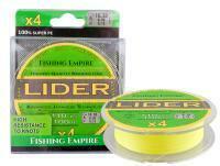 Geflechtschnur Fishing Empire Lider X4 100m fluo yellow - 0.20mm