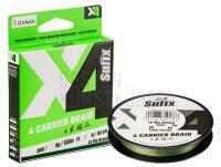 Geflechtschnur Sufix X4 Carrier Braid 150m Lo Vis Green - 0.165mm