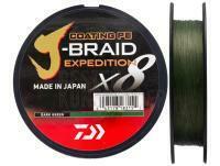 Geflechtschnur Daiwa J-Braid Expedition x8E Dark Green 150m - 0.16mm