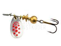 Spinner Mepps Comet Decorees #0 2g - Silver/Red Dots