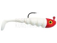 Gummifisch Delalande Toupti Shad 7cm 7g - 061 - Blanc tête Rouge