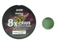 Geflechtschnur Jaxon Crius 8x Method Feeder Sinking 150m - 0.10mm