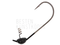 X Zone Tungsten Shakey Jig Head Black 7g ‑ 1/4oz