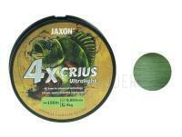 Geflechtschnur Jaxon Crius 4X Ultralight Army Green 150m - 0.042mm