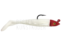 Köder Delalande Flying Fish Jig Head 6cm 4g - 061 - Blanc Tête Rouge