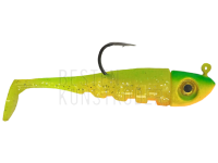 Gummifisch Delalande Toupti Shad 7cm 7g - 066 - Fire Tiger Pailleté