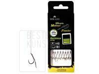 Mikado Method Feeder Rigs Barbless X-Tra Strong with spike 10cm - #10